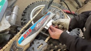 Усиливаю крепление ловушки цепи. #tig #аргон #эндуро #сварка #тигсварка #wedding #diy #enduro