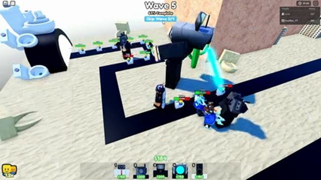 Roblox Skibidi Toilet Tower Defense Game!!! New Update!! смотреть онлайн