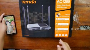 Unboxing Tenda AC6 AC1200 Smart Dual Band WiFi Router ? #wifi #tenda #router #ac6 #wifiAC #ac1200