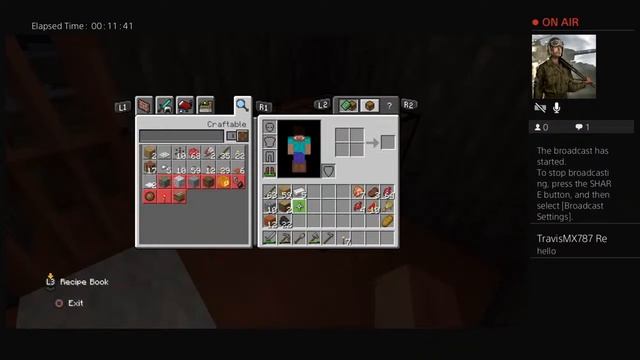 Day 2 of Survival in Minecraft 1.16 Bedrock PS4 смотреть онлайн