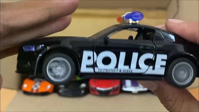 Box Full Of Model Car Jaguar, Nissan, Audi, Maserati, Peugeot, Volvo, Renault, Subaru, Lexus