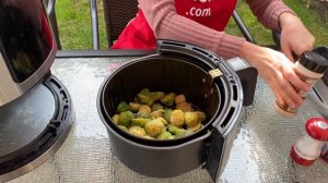 Air Fryer Frozen Brussels Sprouts | How To Cook Frozen Brussel Sprouts In The Air Fryer