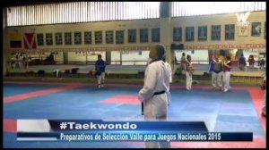 Selección Valle de Taekwondo comienza preparación para Juegos Nacionales 2015