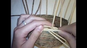 Загибка ШИРОКАЯ РОЗГА. Плетение из газетных трубочек.