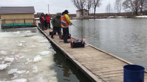 ФЛ на водоеме Парус, агрессивная проводка личинки