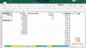 Microsoft Excel 2019 Bangla Tutorial 33 - Date-Time-Function