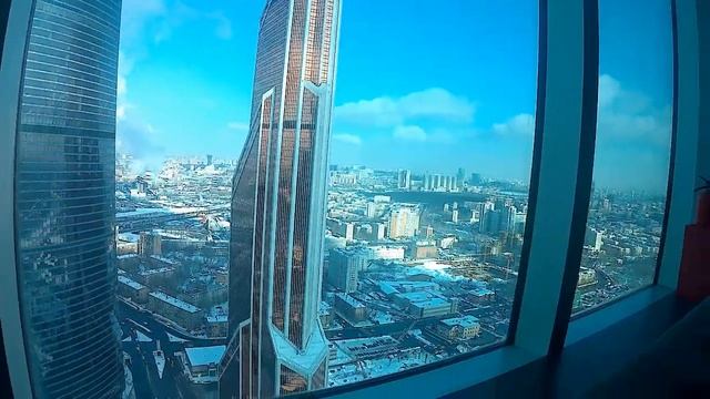 Москва Сити, башня Империя. Хостел ICON. #oblako