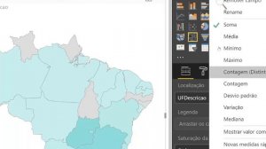 Power BI - Mapa de Formas do Brasil