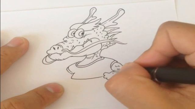 Уроки рисования, Как Нарисовать Дракона, Drawing lessons, How to draw a dragon new смотреть онлайн
