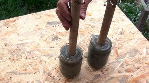 Как сделать гантели своими руками.  самодельные гантели