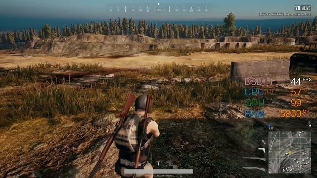 GeForce GTX 1050 ti -- Intel Pentium Gold G5400 -- PUBG FPS Test Erangel Ultra смотреть онлайн