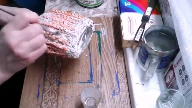 Декупаж бутылки. Техника Терра. Diy. смотреть онлайн