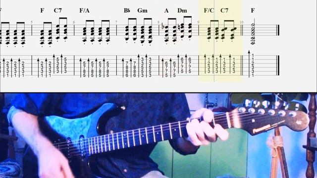 Как играть В лесу родилась ёлочка на гитаре (табулатура, мелодия, аккорды) смотреть онлайн
