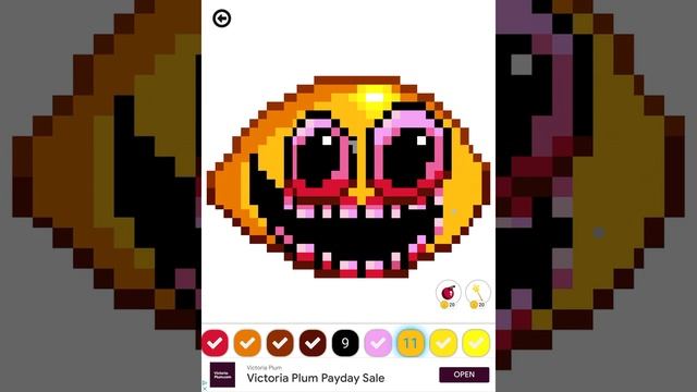 Lemon demon FNF pixel art