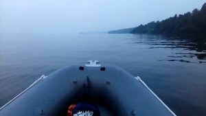 Лодка пвх гладиатор D330AL и Тохатсу 9.8 (настройка высоты транца) испытания 2.