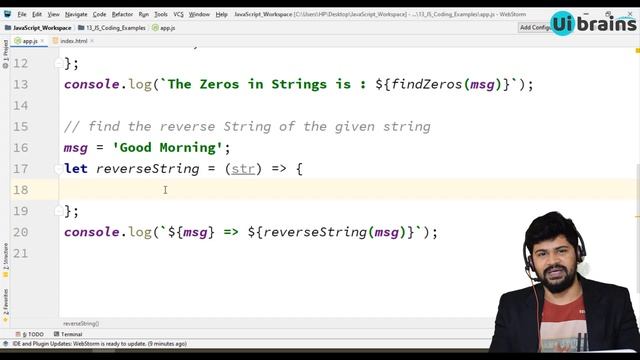 26. JavaScript Coding Questions Part 1 | javascript tutorial | UiBrains | NAVEEN SAGGAM