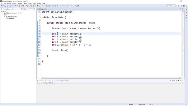 BEECROWD 1007 - Diferença ( Resolução em Java ) | URI Online Judge