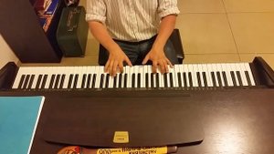 Колыбельная медведицы из м/ф Умка (Ложкой снег мешая, Ночь идёт большая) - пианино кавер