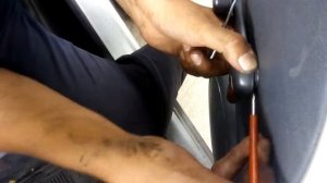 Снятие "весла" на Дэу матиз