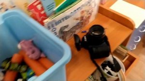 Процесс фотографирования выпускной группы детского сада на фотоальбом.