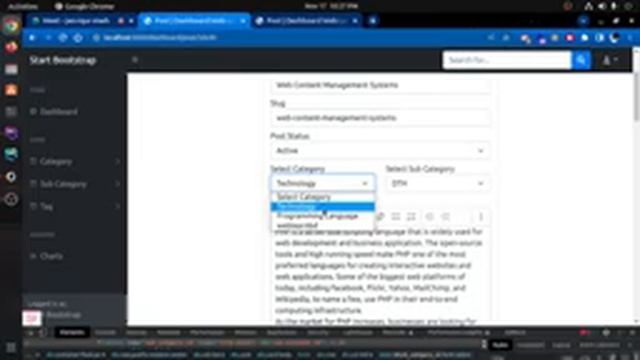 Laravel 9 Blog Project | Part -9 | Post CRUD | Post Edit | Web Learn BD