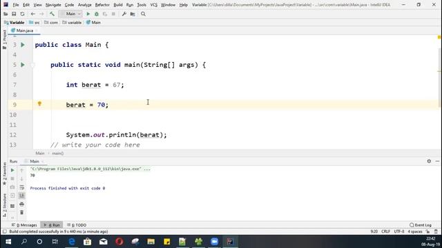 Tutorial Pemrograman Java 02 (Variable) смотреть онлайн