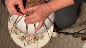 ХЛЕБНИЦА - 1 часть - ПЛЕТЕНИЕ ВЕРХНЕГО КУПОЛА - Плетение из бумажной лозы (бумажных трубочек)