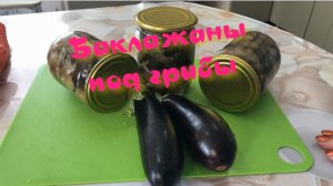 Баклажаны на зиму Баклажаны под грибы АЛЯ ГРИБЫ Очень вкусная закуска.mp4