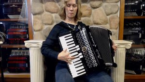 3278 - Black Paolo Soprani Junior II L Piano Accordion LMM 34 72 $2499