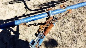 Грабли "Солнышко" переделка, установка на мототрактор