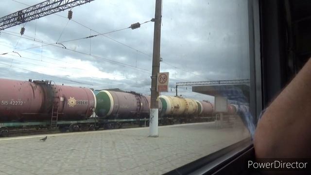 Поездка на электропоезде ЭД9Т-0014 Владивосток-Вторая Речка смотреть онлайн