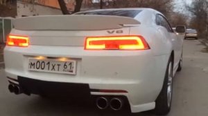 Прямоточный выхлоп Chevrolet Camaro SS 6.2