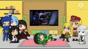 KM1: RWBY React To FNAF SL You Can't Hide Song By CK9C - (Episode 24) [Feat, 4 YouTubers]