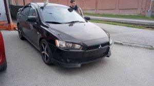 Звуковой сигнал Hella. Mitsubishi Lancer X