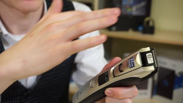 Триммер Panasonic ER GB80 для стрижки бороды, усов и тела. смотреть онлайн