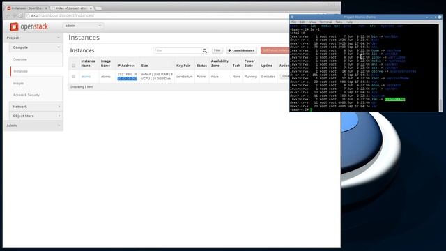 Project Atomic and Cockpit Deployed in Openstack смотреть онлайн