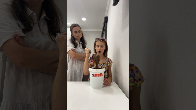 Короче говоря Алинка ест много Nutella #shorts #funny