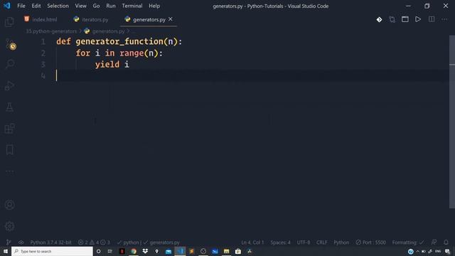 Generators in Python | Python Tutorials For Beginners смотреть онлайн