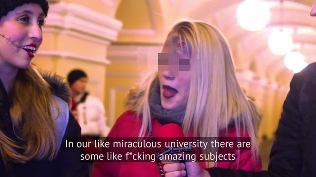 Прохожие отвечают по-английски на каверзные вопросы