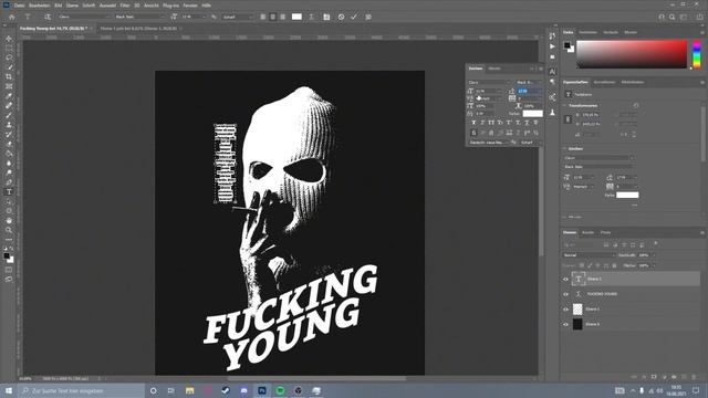 Learn to make a streetwear T-Shirt Design смотреть онлайн