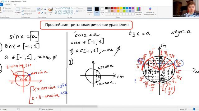 Теперь ты знаешь, как решать ПРОСТЕЙШИЕ ТРИГОНОМЕТРИЧЕСКИЕ УРАВНЕНИЯ смотреть онлайн