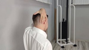 Боль в шее при поворотах головы, напряжение в надплечьях. Проработка Трапециевидной мышцы.