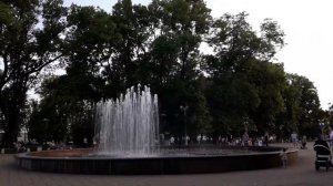 Майкоп. Фонтан музыкальный. Площадь Ленина. 4 мая 2018