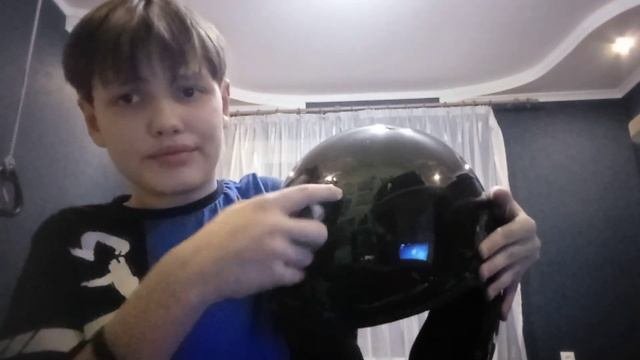 я сделал из обычного шлема спортивный шлем !!!!!!!