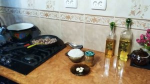 Готовим рис с овощами и мясом. ?