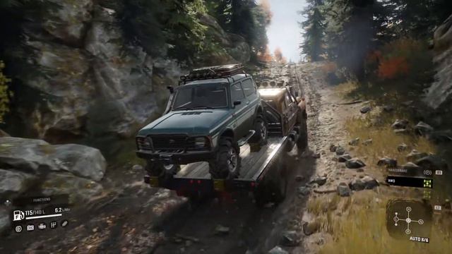 SnowRunner - Don 71 Packed on 1 Slot Flatbed + Test Drive