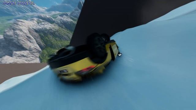 Audi Cars VS SKY Slope Ramp / High Jump Ramp / BeamNG Drive смотреть онлайн