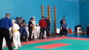 Карате Киокушинкай девочки 11 лет, бой