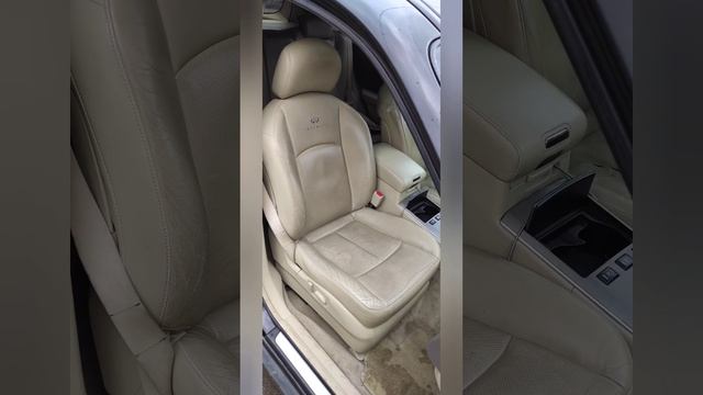 Перетяжка передних сидений на Infinity FX35 2007 года выпуска. ч.1 снимаем и разбираем сидение. смотреть онлайн