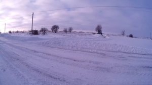 Чистка дороги от снега ( Т-150К )